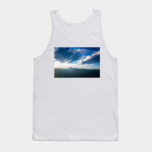 Grand Teton Mountain Range Tank Top by Gestalt Imagery